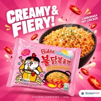 Samyang Carbonara Hot Chicken Ramen Noodles - 140g